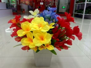 剑兰仿真花套装 田园装饰的艺术与义乌市场的商机